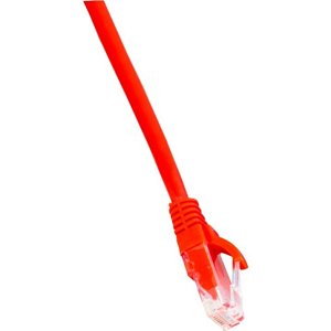 W Box WBXC6ERD1MP5 CAT6e Patch Cable, RJ45, 1m, Red, 5-Pack