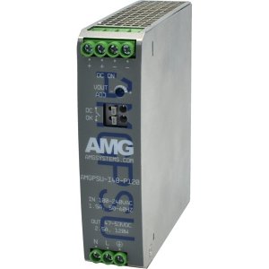 AMG PSU-I48-P120 48V DC 120W 2.5A Industrial Power Supply, DIN-Rail Mount