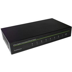 W Box 0E-8PGIGUN 8-Port Gigabit Unmanaged Ethernet Switch