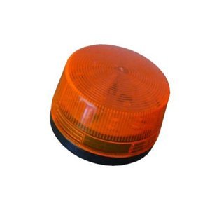 Elmdene LPB1224-A-S 12-24V Low Profile, High-Efficiency, IP66 Beacons, Amber Lens 73mm Diameter