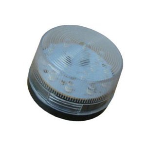 Elmdene LPB1224-C-S 12-24V Low Profile, High Efficiency, Ip66 Beacon, Clear Lens 73mm Diameter