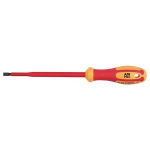 ADI PRO WBXSC2.5-75SLVDE 1000V Insulated Slotted Screwdriver, 2.4x75mm, VDE Approved