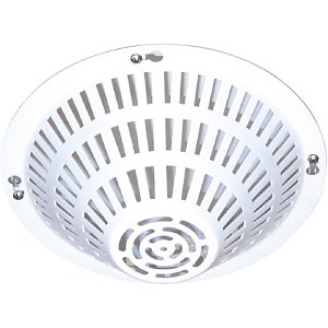 STI-8200-W Safety Technology Smoke Detector Damage Stopper, Flush Mount, White Coated Steel