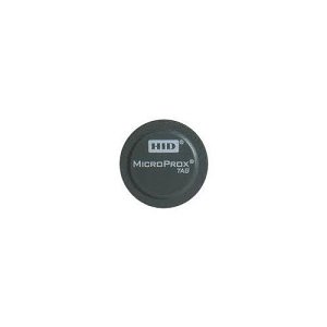 HID 1391LSSMN MicroProx 1391 Proximity 125 kHz Adhesive Tag, Programmed, Matching Numbers, Logo, Gray