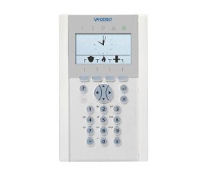 Vanderbilt SPCK620.100 LCD Comfort Keypad with Graphical Display, 4 Soft Keys