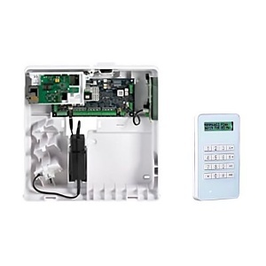 Honeywell C005-E1-K04 FX020 Galaxy Flex 20 Zone Hybrid Control Panel Kit, 3-Piece, Includes Medium Enclosure and MK8 Keyprox LCD Keypad