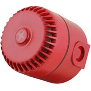 Bosch FNM-320-SRD Sounder Conventional 105db IP65, Red (Rood), Slow Whoop, Lage Sokkel