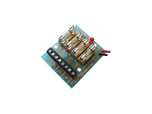 Elmdene FOM4 4 Way Fused Output Module, Mounted On Sticky Pad Feet