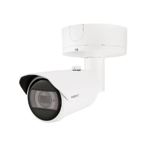 Hanwha XNO-6083R Wisenet X Series, WDR IP67 2MP 2.8-12mm Motorized Varifocal Lens, IR 50M IP Bullet Camera, White