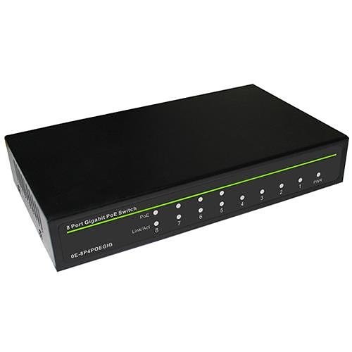 W Box 0E-8P4POEGIG 8-Port Fast Gigabit Ethernet PoE Switch