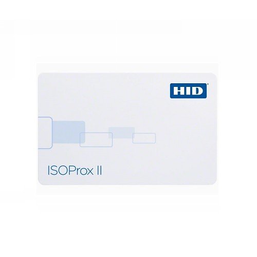 HID 1386LGGMV ISOProx II 1386 Printable Proximity Card, Programmed, Glossy Front and Back, Matching Numbers, Vertical Slot