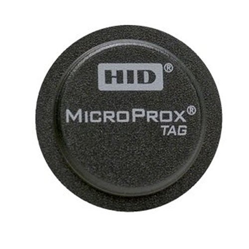 HID 1391LSSMN MicroProx 1391 Proximity 125 kHz Adhesive Tag, Programmed, Matching Numbers, Logo, Gray