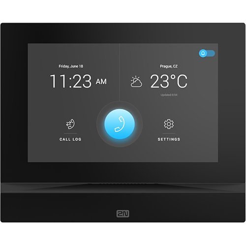 2N Indoor View Series Intercom Answering Unit with 7" Touchscreen, Black