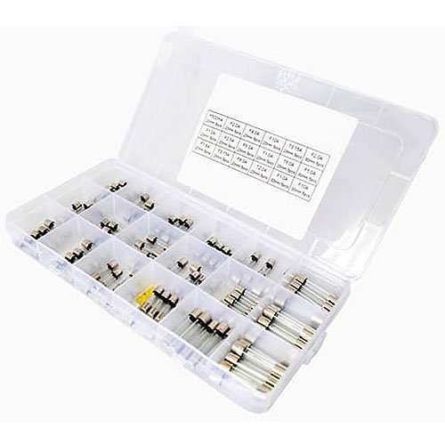 W Box WBXFUSEKIT Intruder Glass Fuse Kit, 90-Pack (18 Fuses x 5 pcs)