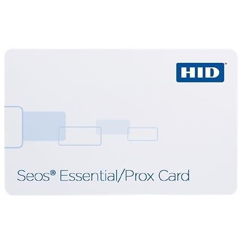 HID 5006PG1MN iCLASS Seos 8K Composite Card, SIO Programmed, Glossy Front and Back with Magnetic Stripe, Sequential Matching Encoded/Printed (Inkjetted), No Slot